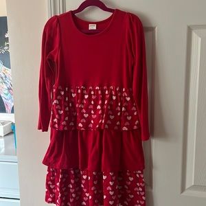 Gymboree Valentine’s Day hearts dress size 8, like new
